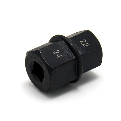 3/8"(9.5mm) ヘックスビットソケット 22×24(mm) アクスル用(19-1724)の画像