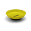 磁石皿 円形 プラスチックタイプ イエロー(19-701_2)の画像